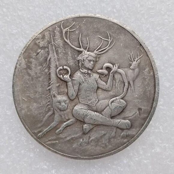 Celtic Lore NEW- Cernunnos & Merlin Necklace- Two Necklaces in One - Picture 8 of 9